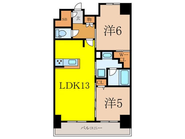 Ｓ－ＲＥＳＩＤＥＮＣＥ王子Nordの物件間取画像